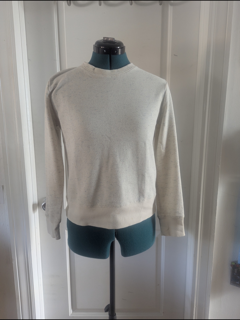 a new day Cream Crewneck Sweater